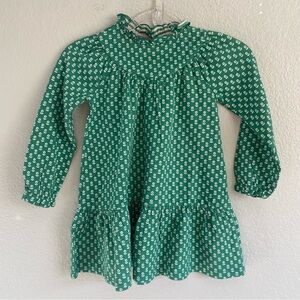 Mini Boden Long Sleeve Floral Dress Girls 5-6